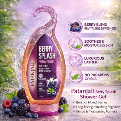 PATANJALI BERRY SPLASH SHOWER GEL